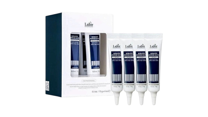 Lador  hair keratin power glue 4x15ml-null