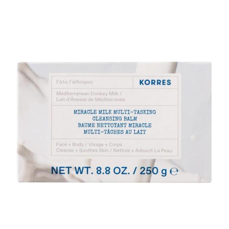 Product image: Korres mediterranean donkey milk multi-tasking cleansing bar face & body 250g-null