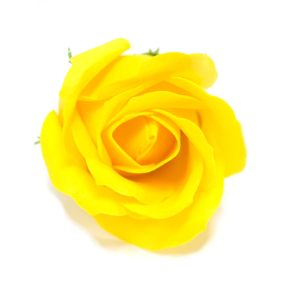 Soap flower med rose - yellow, , medium