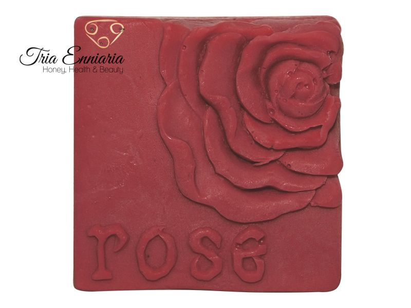 Product image: Aromatic rose, handmade glycerin soap, 85 g, bioherba, , medium-null