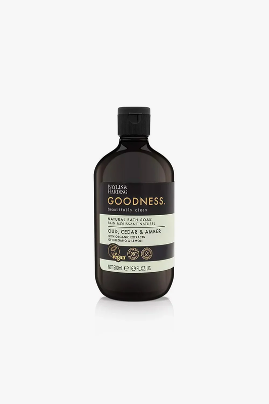 Product image: Goodness oud, cedar & amber bath soak 500ml-null