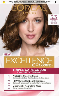 Excellence 5.3, haircolour, 48ml, , medium