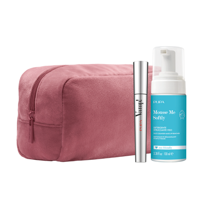 Kit vamp-mascara+mousse cleanser, , medium