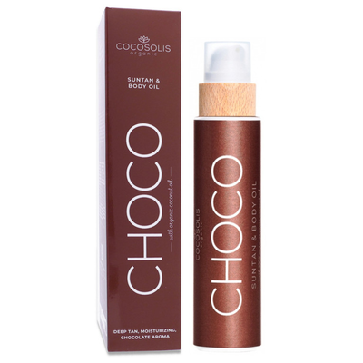 Cocosolis  choco suntan & body oil 200ml, , medium