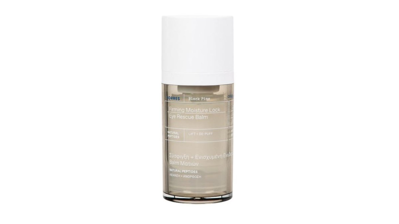 Korres black pine 4d eye rescue balm firming moisture lock 15ml, , medium-null