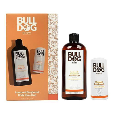 Bulldog lemon & bergamot body care duo set, , medium