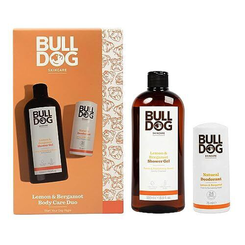 Bulldog lemon & bergamot body care duo set, , medium-null
