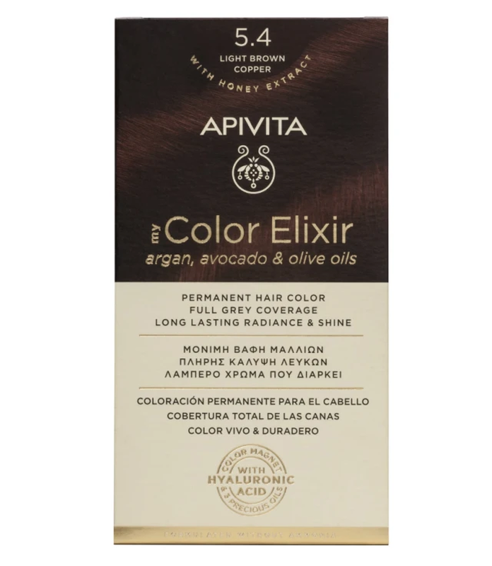 Apivita hair colour kit n5.4/19, , medium-null