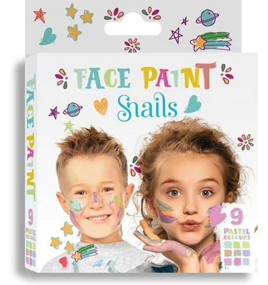 Invisibobble snails face paints 9 pastel colours, hair accesories, , medium