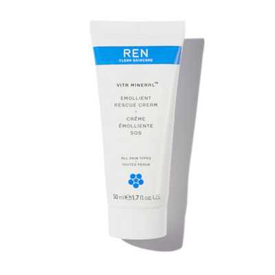 Ren clean skincare vita mineral emollient cream. Richly hydrating barrier cream for severe dryness 50ml, , medium