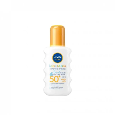 Nivea sun 85847 babies & kids sensitive 5in1 SPF50 spray 200ml, , medium