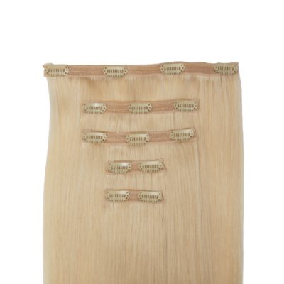 Clip in 5 pcs classic 50-52cm 60/white gold