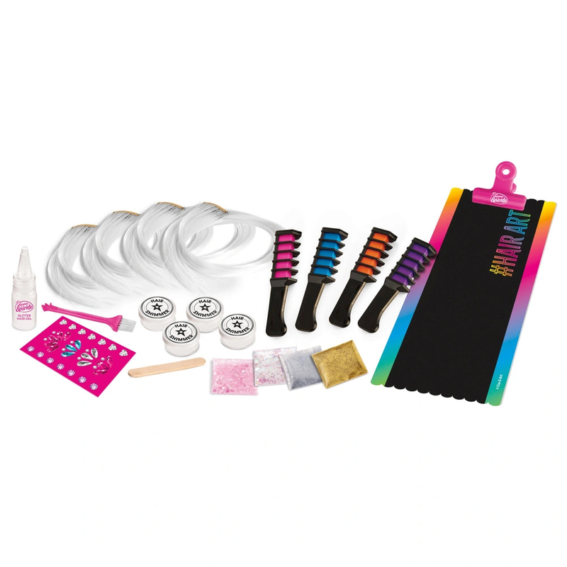Shimmer n' sparkle colour fx hair extension studio image number null