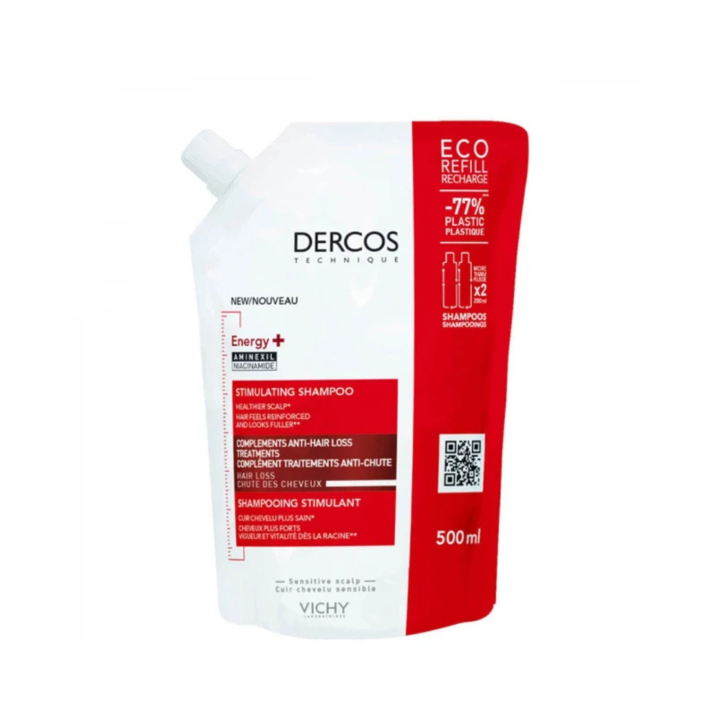 Vichy dercos stimulating shampoo refill 500ml-null