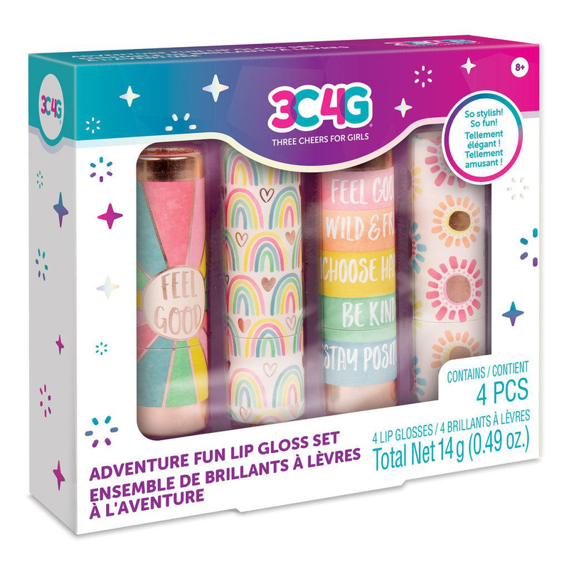 3c4G adventure fun lip gloss set, , medium image number null