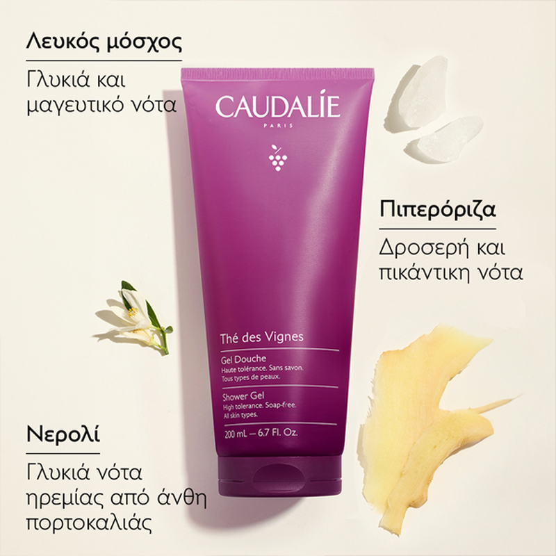 Caudalie th&eacute; des vignes shower gel 200 ml-null