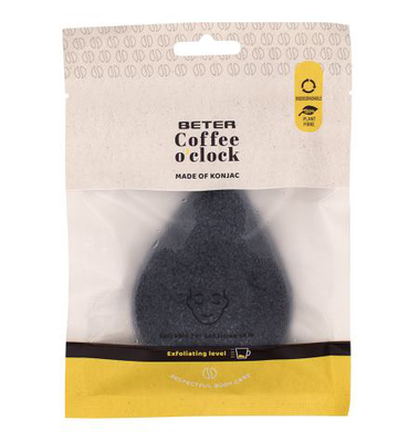 Beter coffee o'clock konjac facial cleansing sponge
