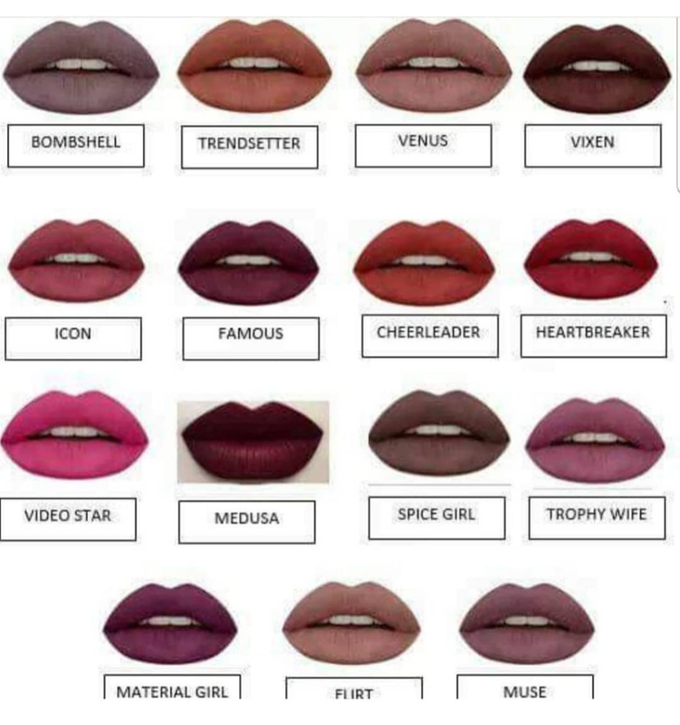 Huda beauty matte lip gloss image number null