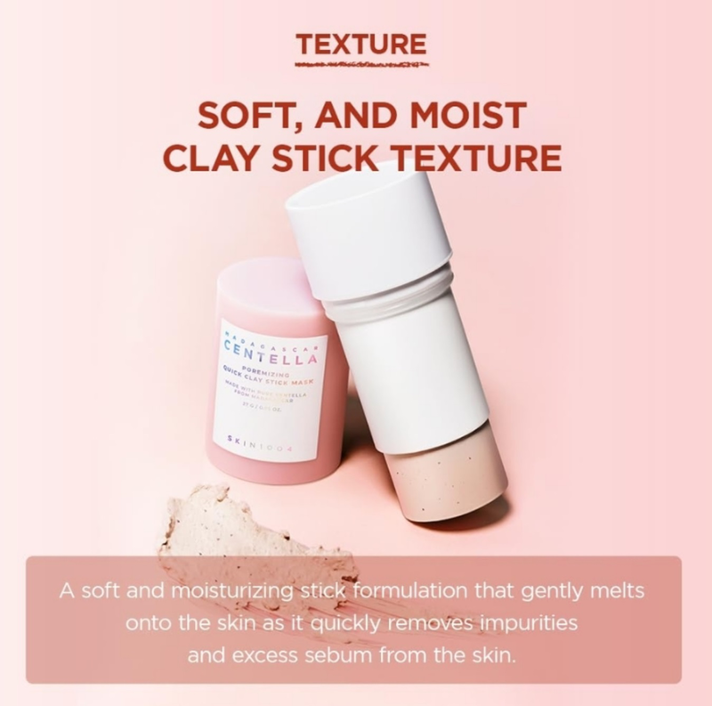 Madagascar centella poremizing quick clay stick mask 27g, , medium-null