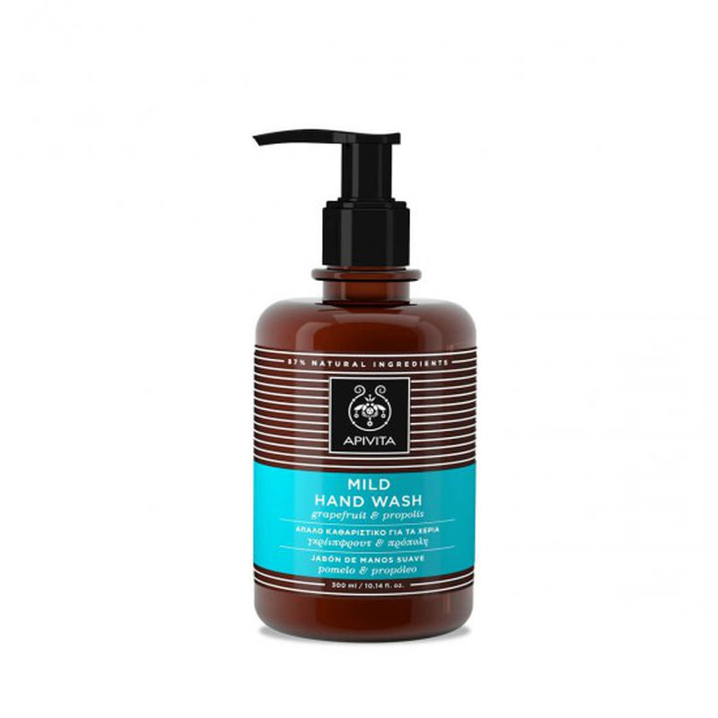 Apivita hand wash grapefruit & propolis x 300ml-null