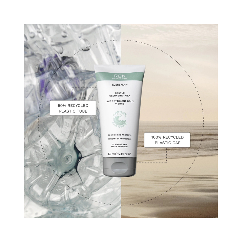 Ren clean skincare evercalm&trade; Gentle cleansing milk 150ml, , medium-null