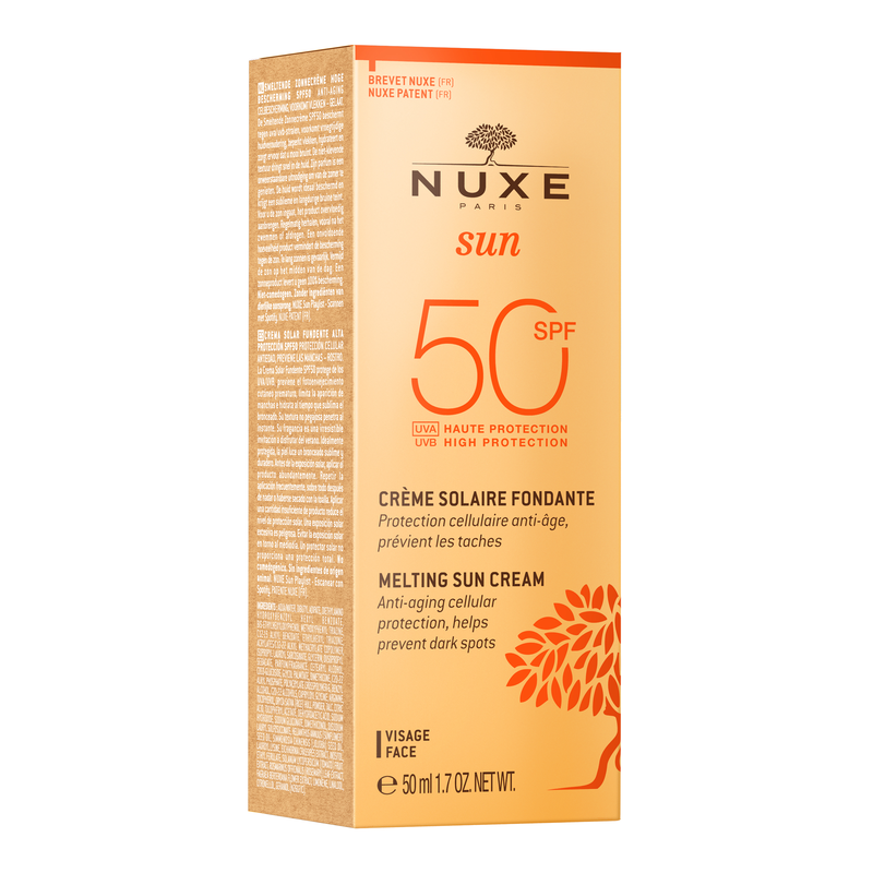 Nuxe sun melting cream high protection for face 50 SPF 50ml, , medium image number null