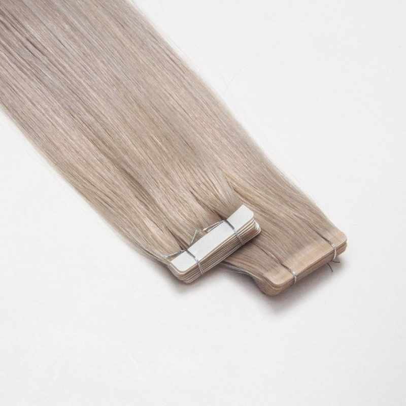 Tape ultra thin premium hair 46-48cm light grey/moonlight, , medium image number null