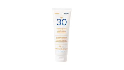 Korres yoghurt sunscreen emulsion body + face SPF30 250ml, , medium