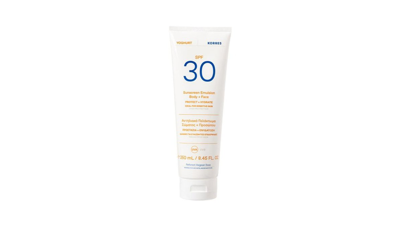 Product image: Korres yoghurt sunscreen emulsion body + face SPF30 250ml-null