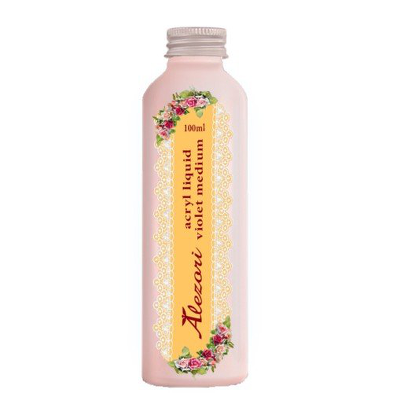 Acrylic liquid "violet medium" 100ml. &Alpha;&kappa;&rho;&upsilon;&lambda;&iota;&kappa;ό &upsilon;&gamma;&rho;ό &nu;&upsilon;&chi;&iota;ώ&nu;., , medium-null
