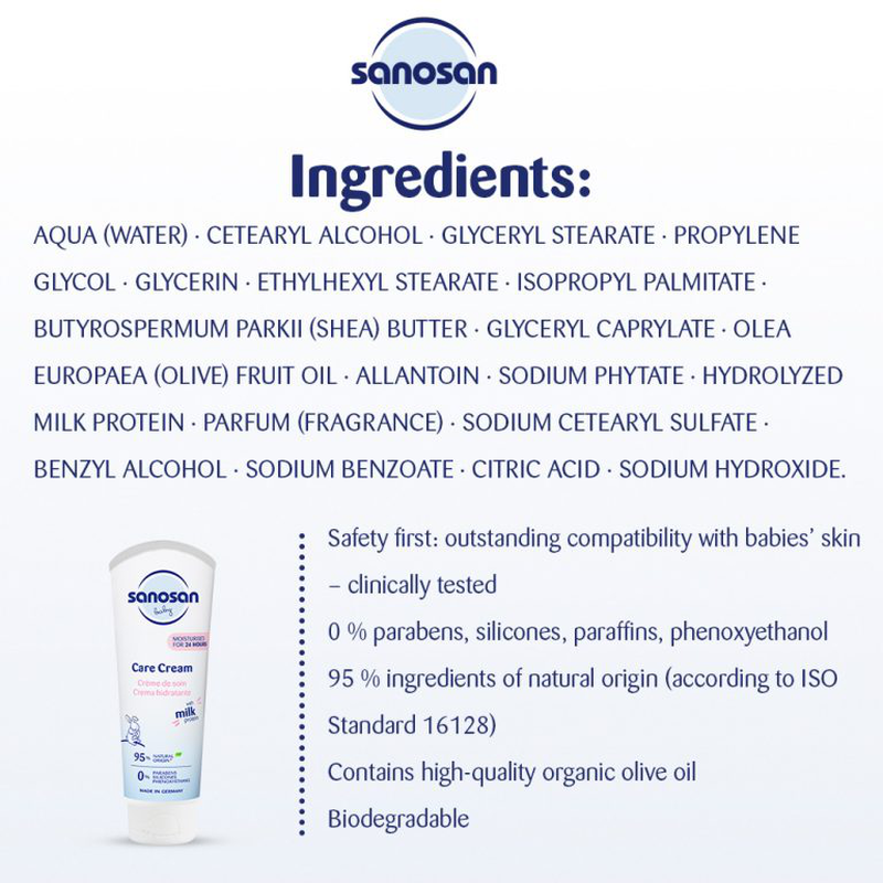 Sanosan baby care cream, , medium-null