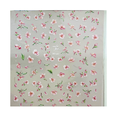 Flowery sticker, , medium