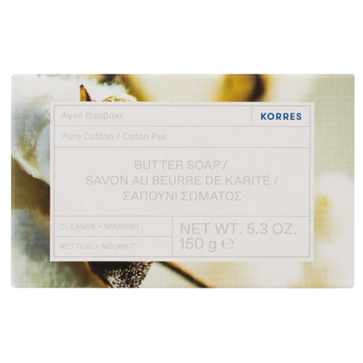 Korres pure cotton στέρεο σαπούνι σώματος 150 gr, , medium