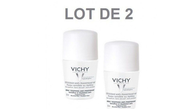 Vichy anti-respirant deodorant 48h 50ml x2, , medium