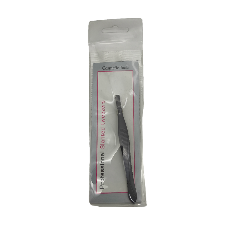 Steel tweezer in black color, , medium-null