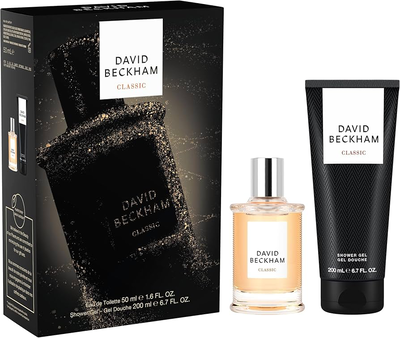 David Beckham classic set edt 50ml & shower gel 200ml xmas24