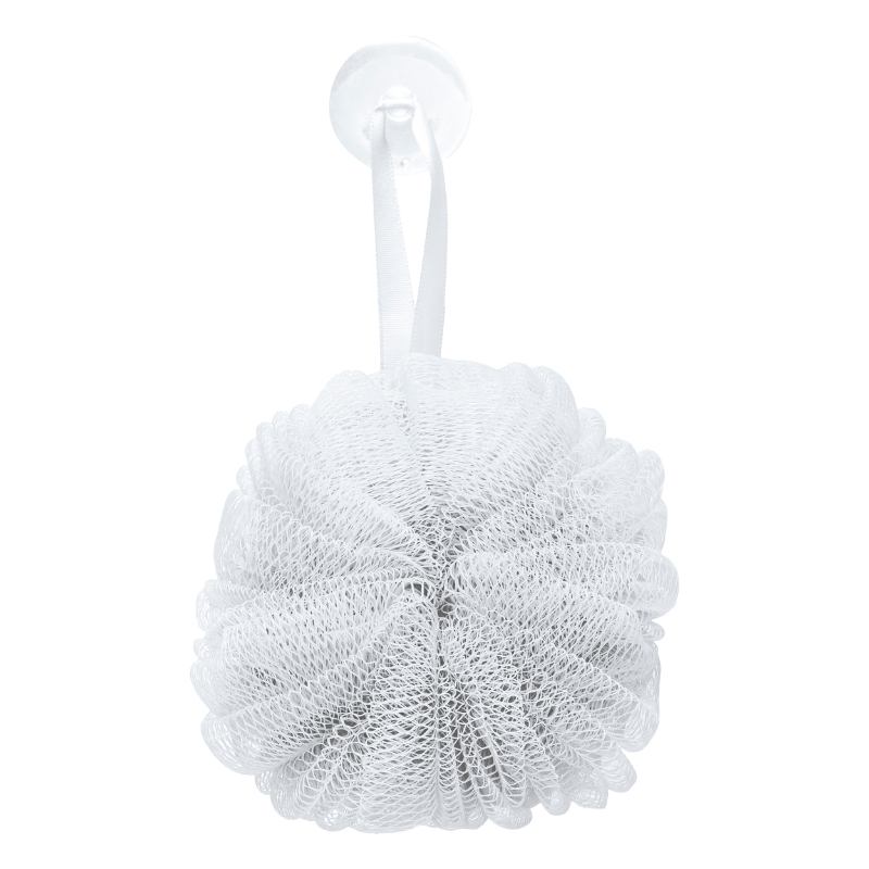 5five bath sponge flower with suction - assorted colors, , medium-null