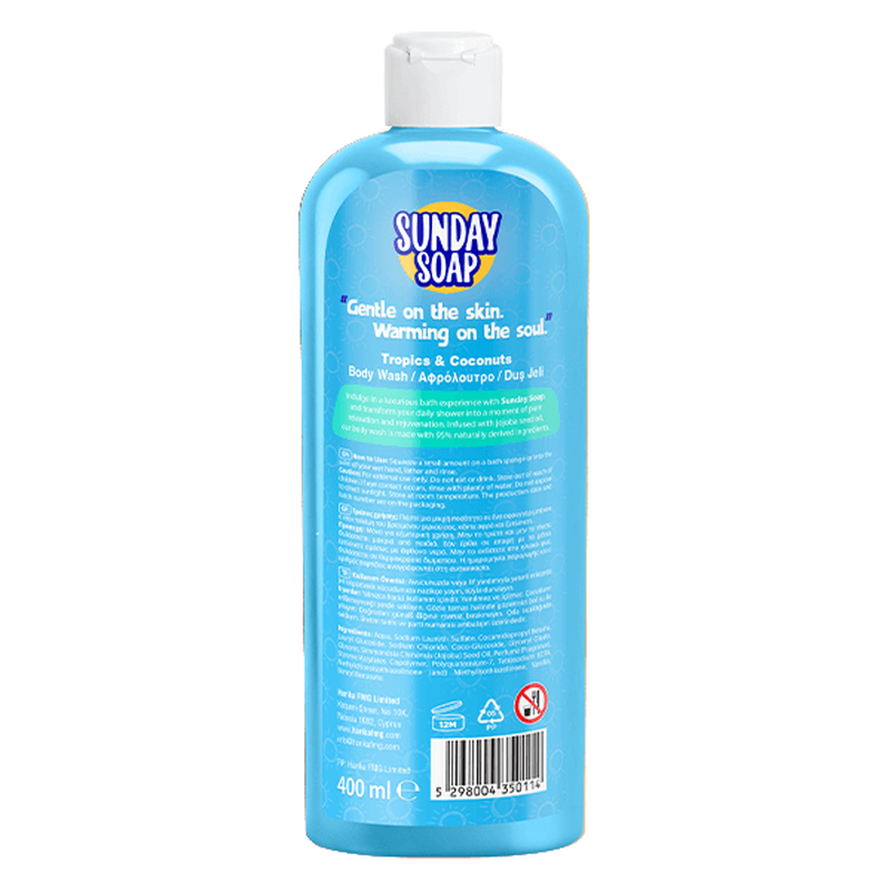 Tropics & coconuts body wash (beach collection)-null