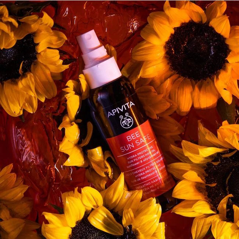 Apivita bee sun safe hydra protective sun filters hair oil x 100ml-null