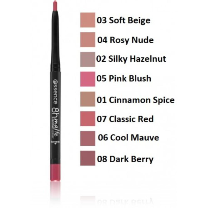 Essence - 8h matte comfort lipliner 01- cinnamon spice, , medium image number null