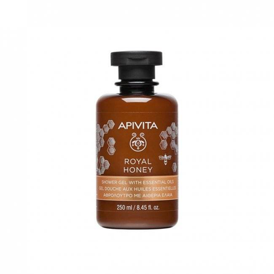 Apivita royal honey shower gel with essential oils x 250ml