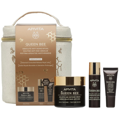 Apivita new queen bee rich day cream gift set 50ml, , medium