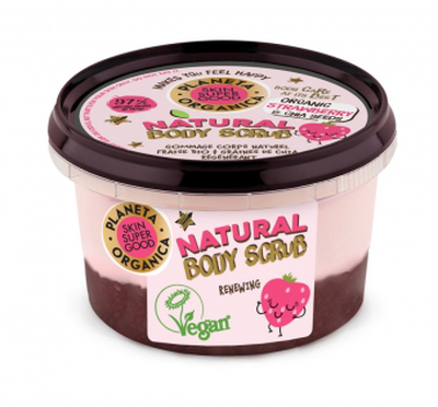 Body scrub strawberry & chia seeds, , medium