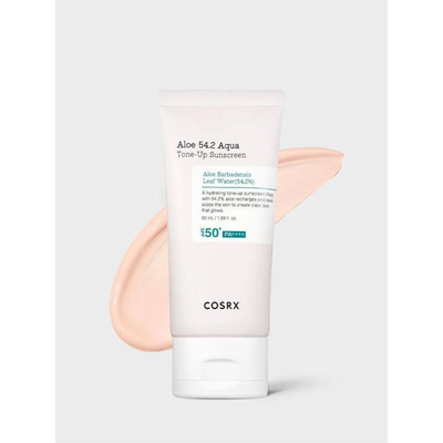 Korean cosrx aloe 54.2 aqua tone up sunscreen SPF50+ 50 ml, , medium