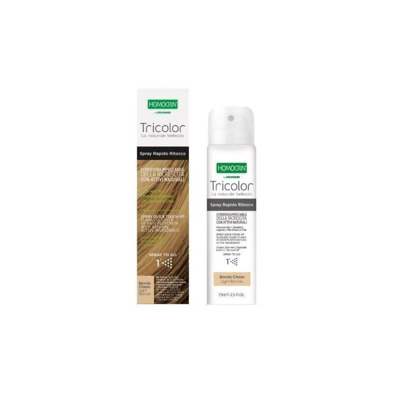Homocrin tricolor light blonde 0 75mlhair spray, , medium-null