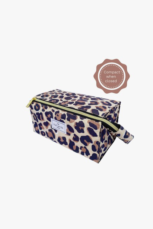 Makeup box bag leopard print, , medium image number null