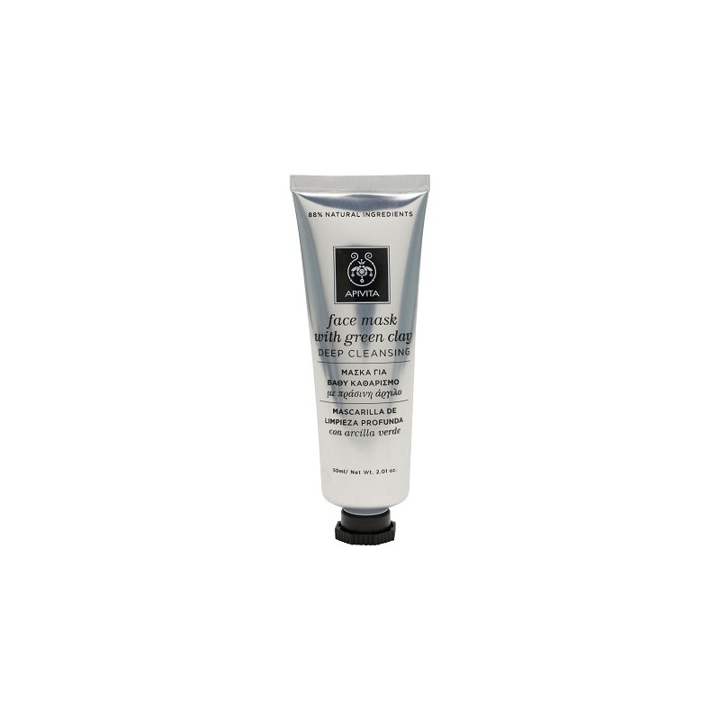 Apivita green clay 50ml face mask, , medium-null