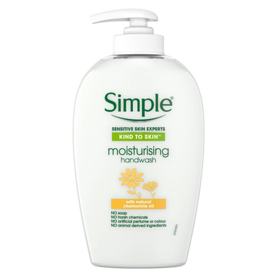 Simple moisturising handwash with natural chamomile oil 250ml