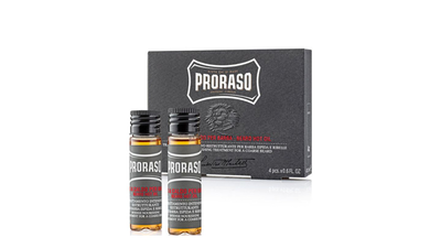 Proraso hot oil beard treatment for coarse beard 4x17ml, , medium