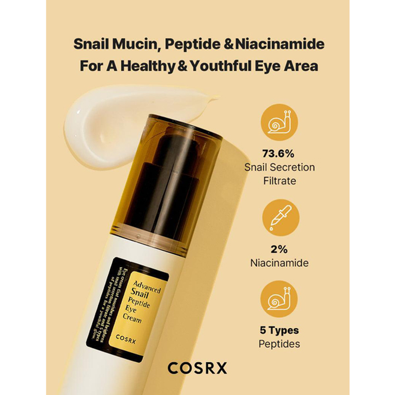 Korean cosrx advance snail peptide eye cream 25 ml-null